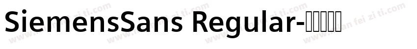SiemensSans Regular字体转换